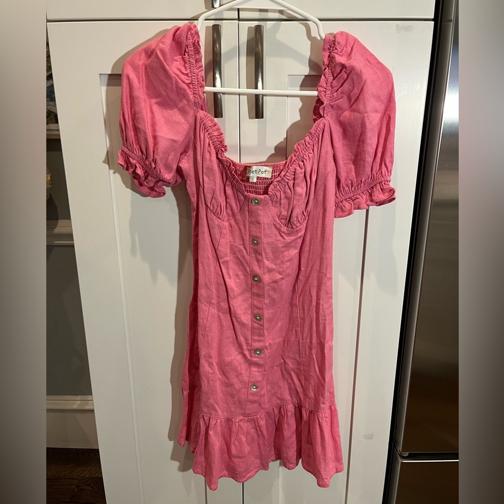Sweet Pea Pink mini dress, AU 6 (US 0)